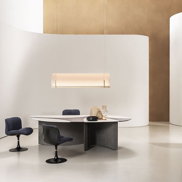 High end office marble table